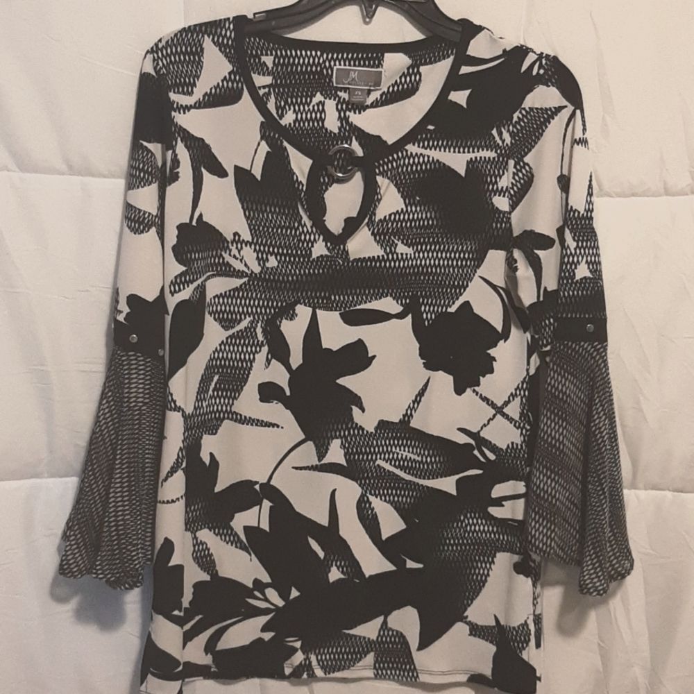 JM Collection Blouse - Picture 3 of 8